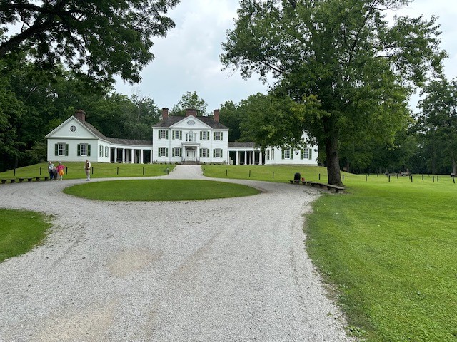 Tour participants got to see the plantation mansion as well as take a horse and wagon ride.